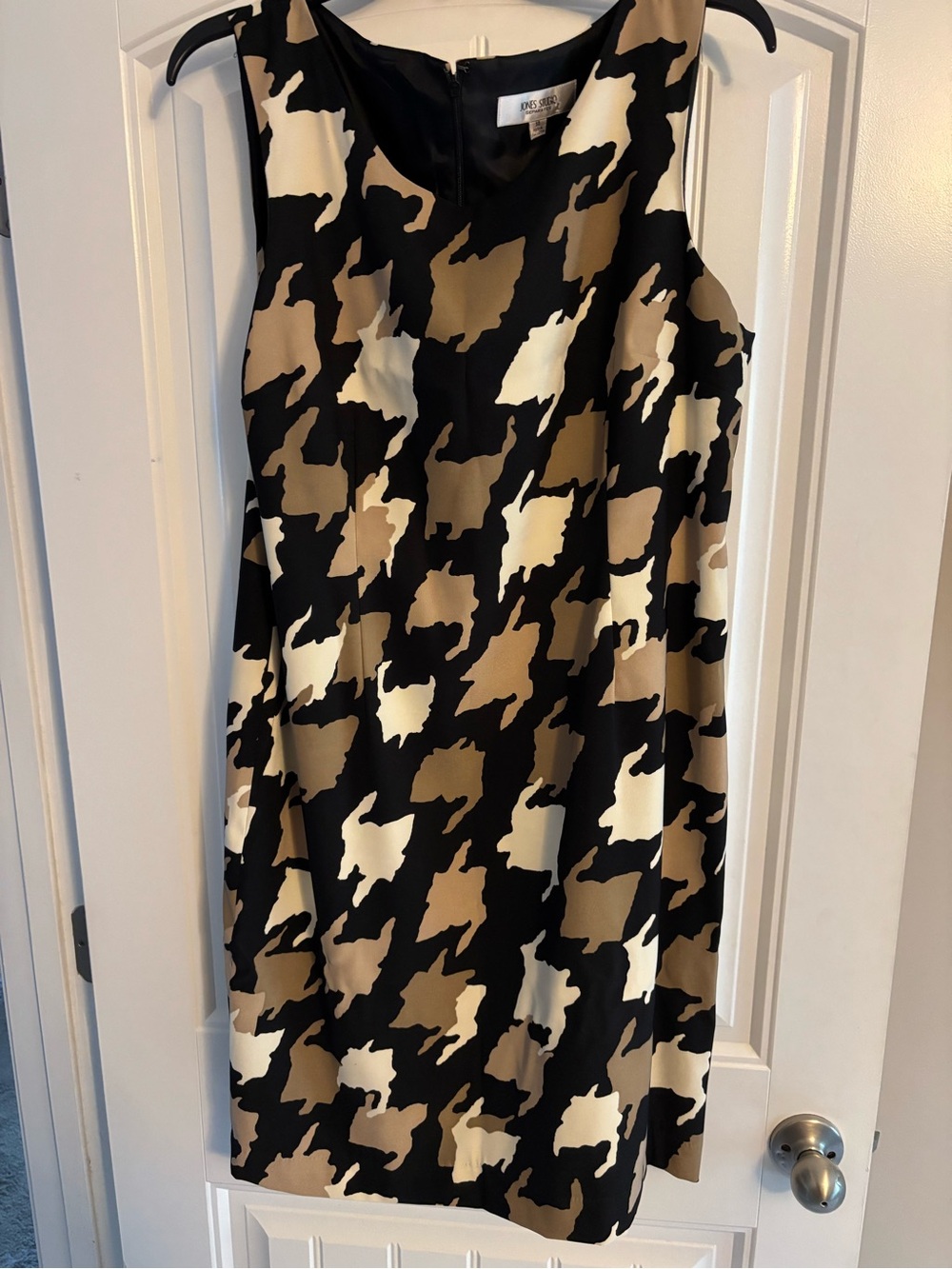 Jones Studio Black Satin Dress
